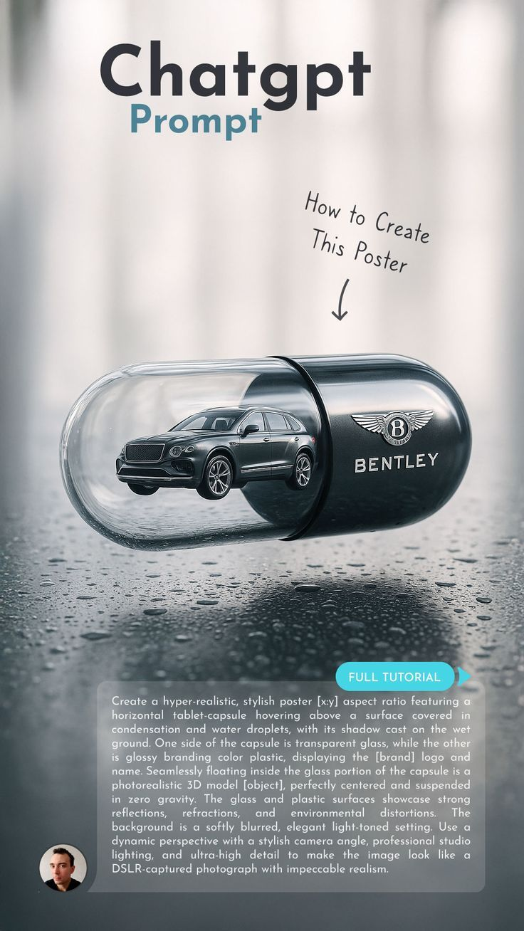 Capsule product poster concept